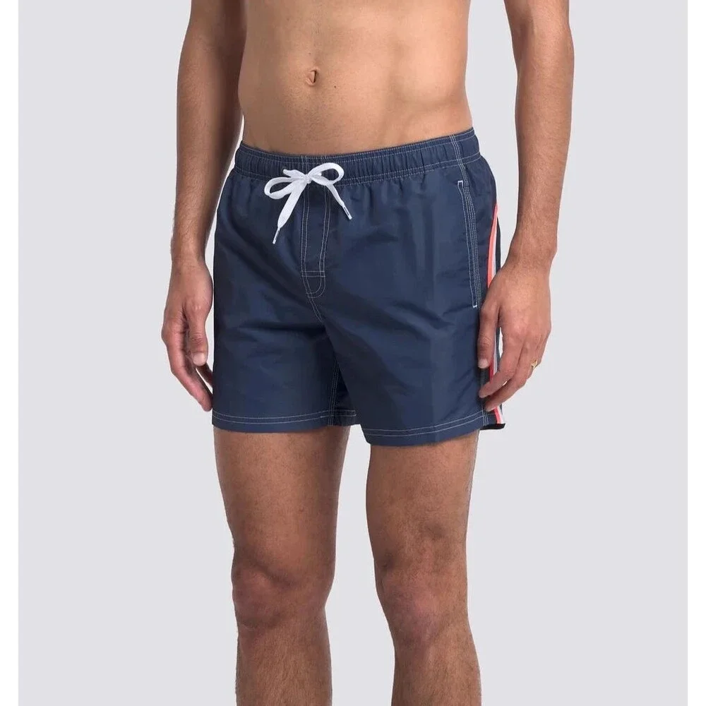 Sundek Swim Trunks Navy Classic Stripe 4